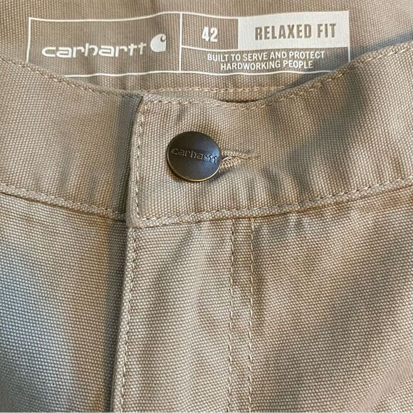 Carhartt Rugged Flex Relaxed Fit Canvas Utility Work Short BS3652-M Men’s Sz 42 - Picture 11 of 12